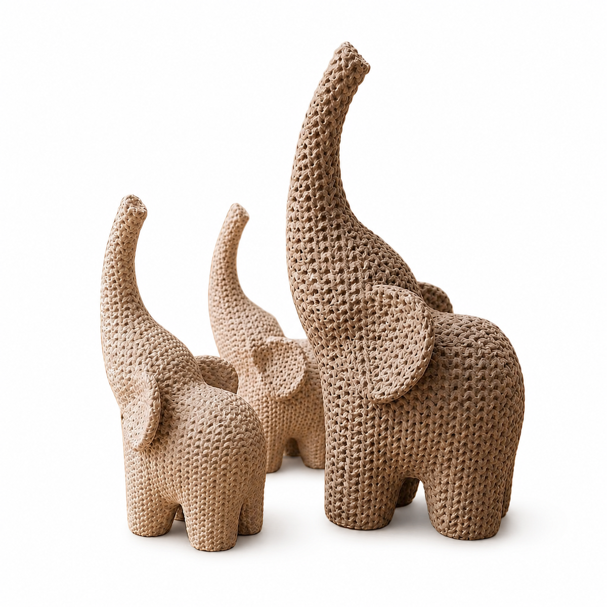 Trio Elefantes Decorativos Trama